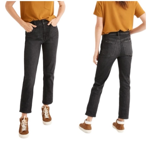 Madewell The Perfect Vintage Crop Jean In Summer Wash 30T Style AA914 Mom Jeans - Picture 1 of 12